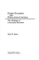 Cover of Family planning and population control