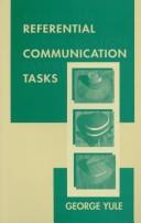 Cover of Referential communication tasks