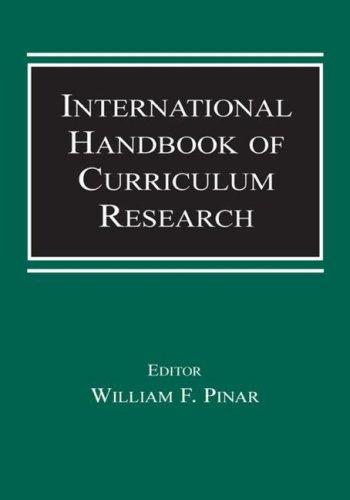Cover of International Handbook of Curriculum Research (Studies in Curriculum Theory)
