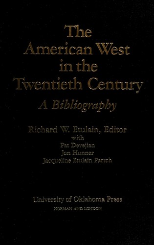 Cover of The American West in the Twentieth Century