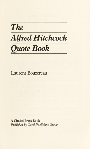 Cover of The Alfred Hitchcock quote book