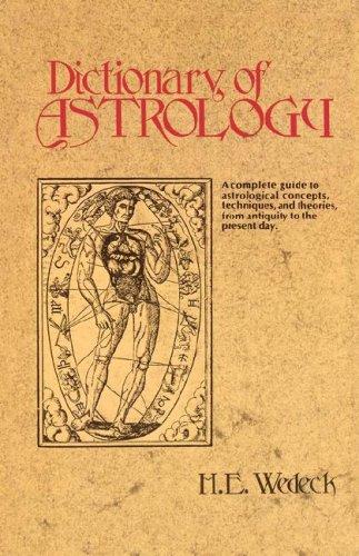 Cover of Dictionary of astrology