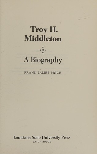 Cover of Troy H. Middleton
