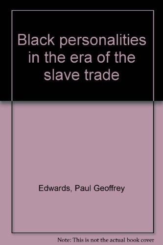 Cover of Black personalities in the era of the slave trade