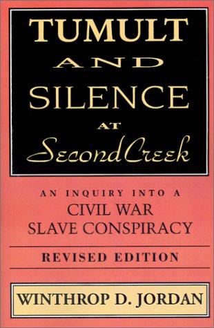 Cover of Tumult and silence at Second Creek