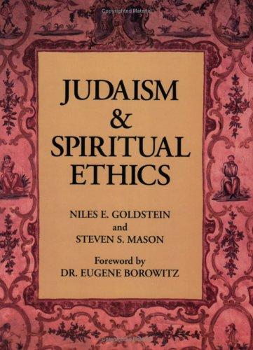 Cover of Judaism and spiritual ethics