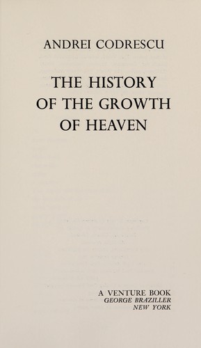 Cover of History of the Growth of Heaven
