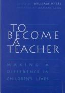 Cover of To Become a Teacher
