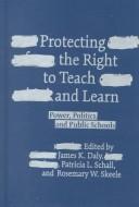 Cover of Protecting the right to teach and learn