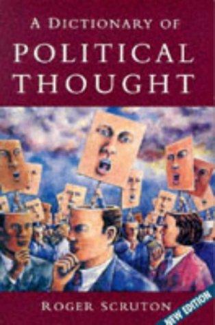 Cover of A dictionary of political thought