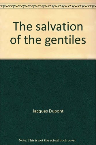 Cover of The salvation of the gentiles