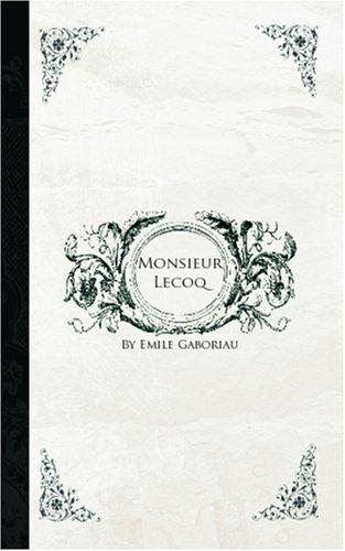 Cover of Monsieur Lecoq