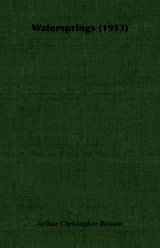 Cover of Watersprings (1913)