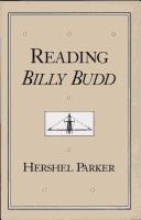 Cover of Reading Billy Budd