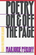 Cover of Poetry on & off the page