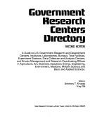 Cover of Government Research Directory