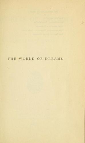 Cover of The world of dreams