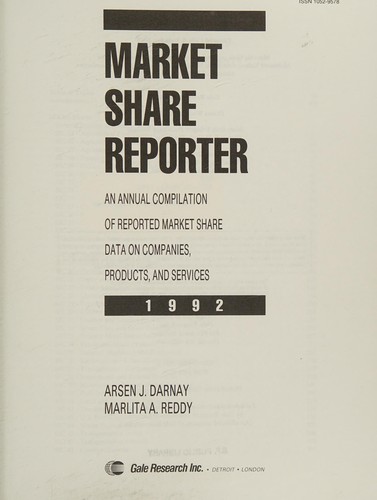 Cover of Market Share Reporter 92