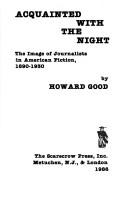 Cover of Acquainted with the night