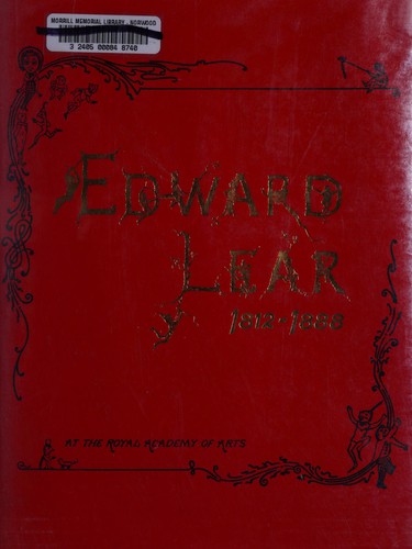 Cover of Edward Lear, 1812-1888