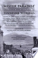 Cover of Mister Paradise and Other One-act Plays