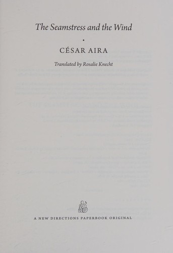Cover of The seamstress and the wind