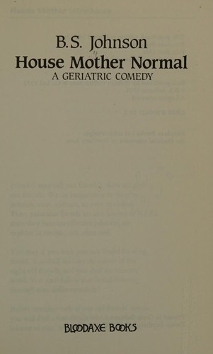 Cover of House mother normal