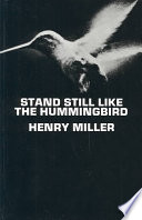 Cover of Stand Still Like the Hummingbird
