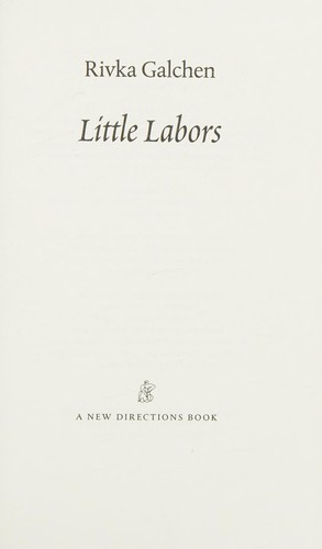 Cover of Little labors