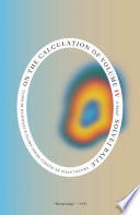 Cover of On the Calculation of Volume (Book IV)