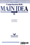 Cover of The Main Idea