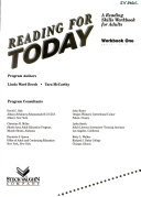 Cover of Reading for Today
