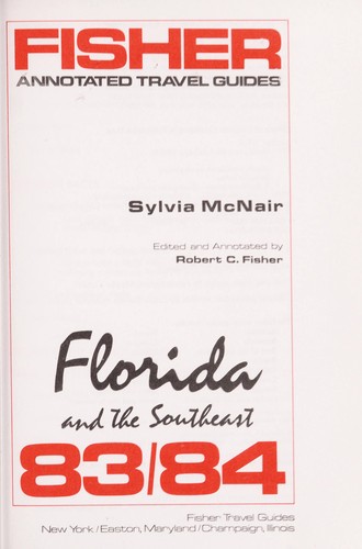 Cover of Florida and the Southeast 1983-84