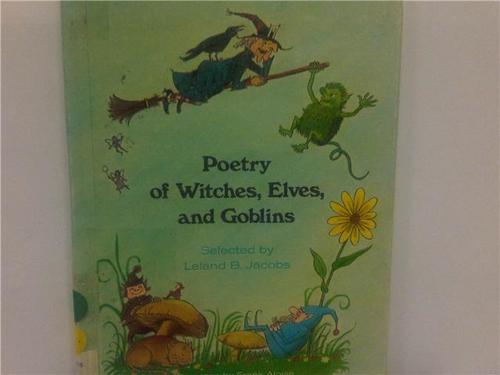 Cover of Poetry of witches, elves, and goblins