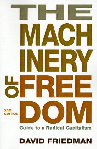 Cover of The machinery of freedom