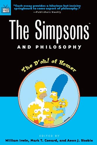 Cover of The Simpsons and Philosophy: The D'oh! of Homer