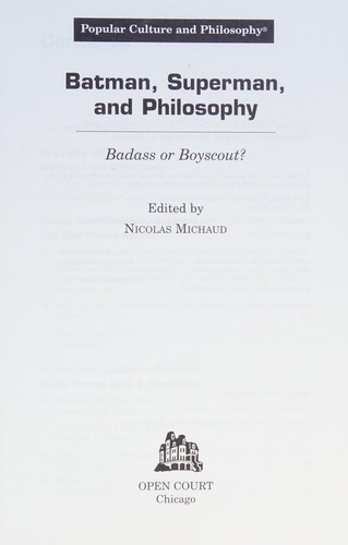 Cover of Batman, Superman, and Philosophy