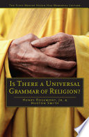 Cover of Is There a Universal Grammar of Religion?