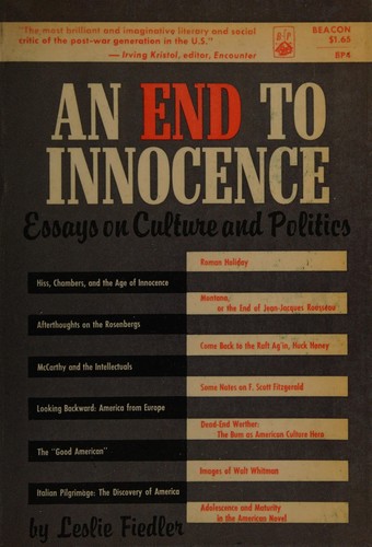Cover of An end to innocence