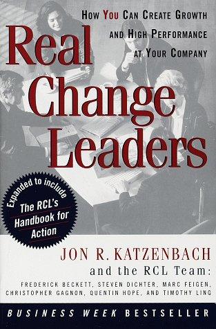 Cover of Real change leaders