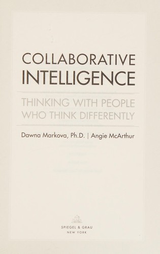 Cover of Collaborative intelligence