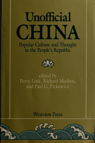 Cover of Unofficial China