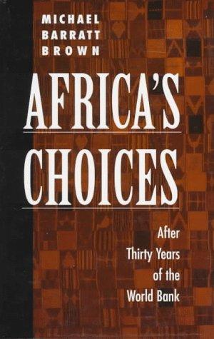 Cover of Africa's choices
