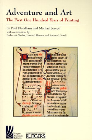 Cover of Adventure and Art: The First Hundred Years of Printing
