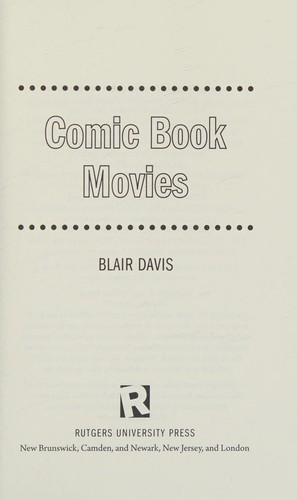 Cover of Comic Book Movies