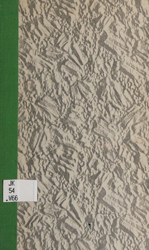 Cover of Representation in the American revolution