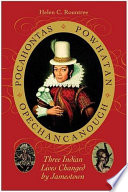 Cover of Pocahontas, Powhatan, Opechancanough