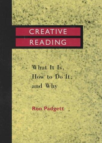 Cover of Creative reading