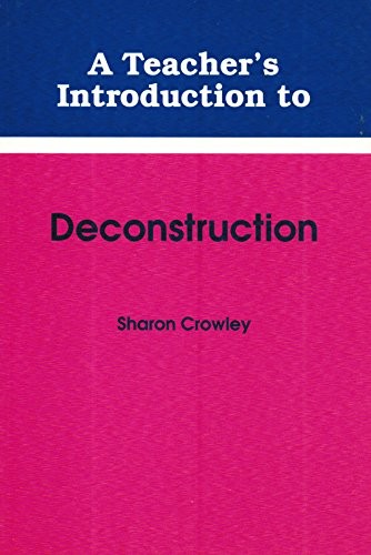 Cover of A teacher's introduction to deconstruction