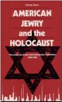 Cover of American Jewry and the Holocaust